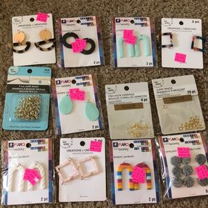 Earrings / pendants pieces